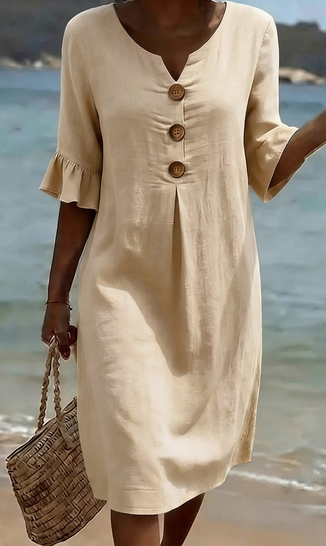 Jonquil - Freizeitkleid mit Knopfleiste vorn