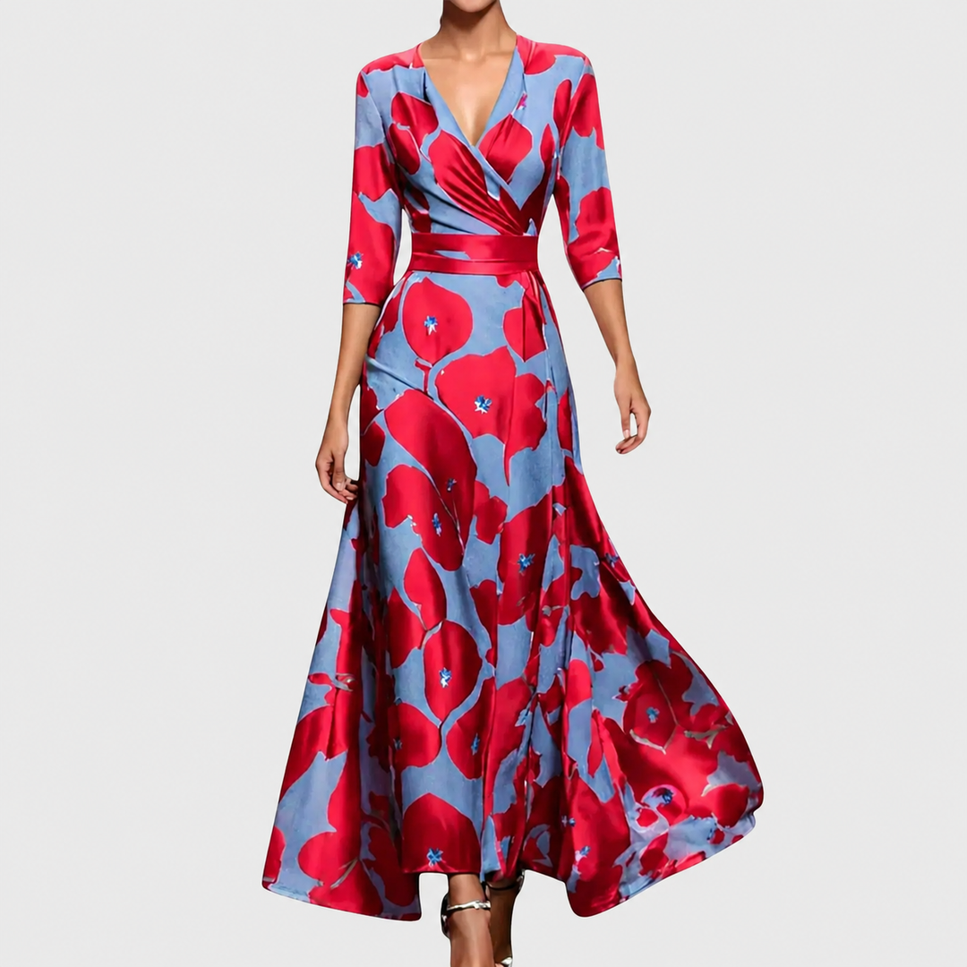 Floriana - Soft-Touch-Maxikleid
