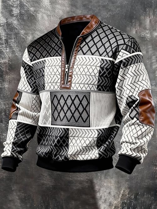 Orvis - Strukturiertes Half-Zip-Sweatshirt