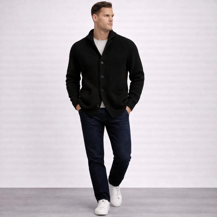 Quentin - Rippstrick-Cardigan