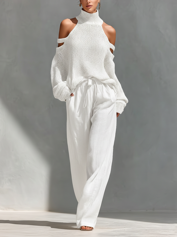 Diorelle - Set aus Stricktop und weiter Hose