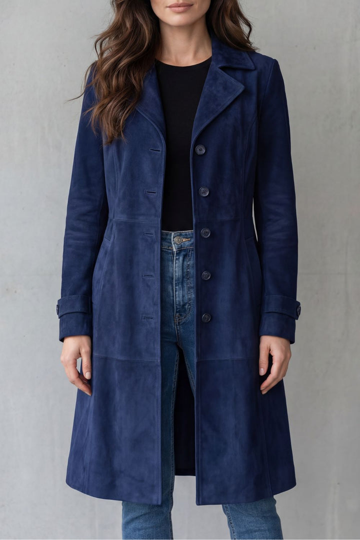 Arlene - Taillierter Longline-Mantel