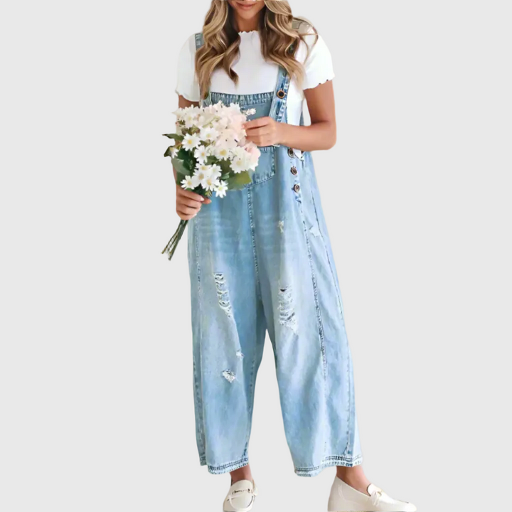 Yuna - Jumpsuit mit Vintage-Waschung