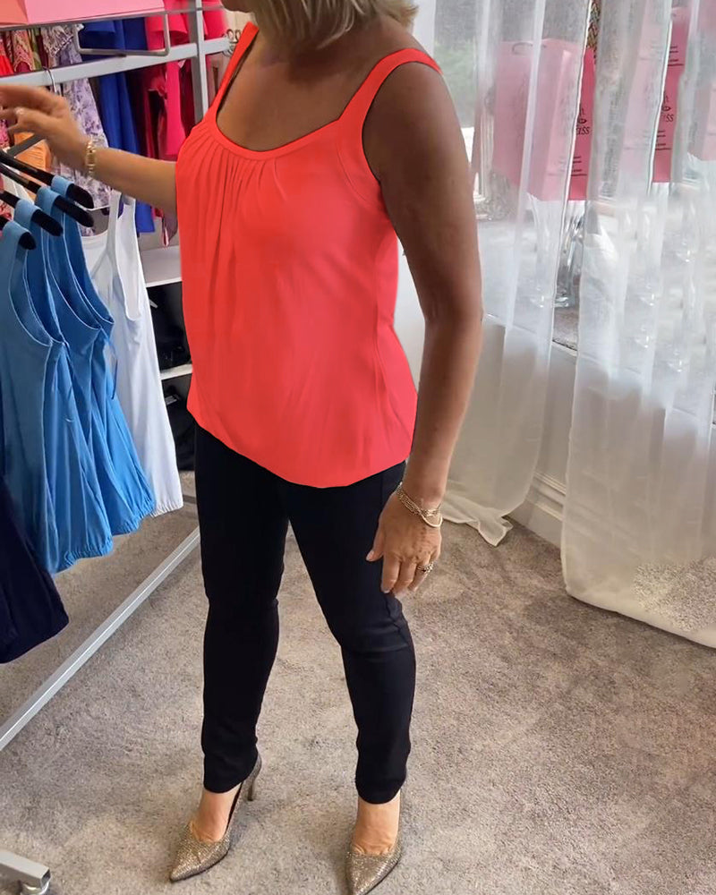 Corina - Softtouch-Tanktop mit U-Ausschnitt