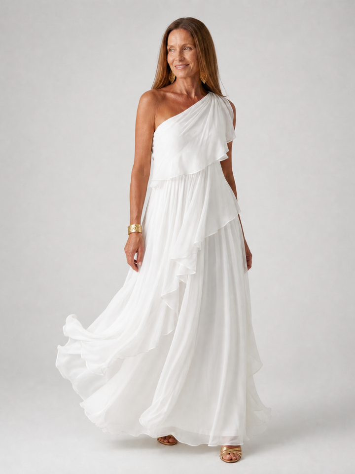 Katriana - Maxikleid mit zarten Rüschen