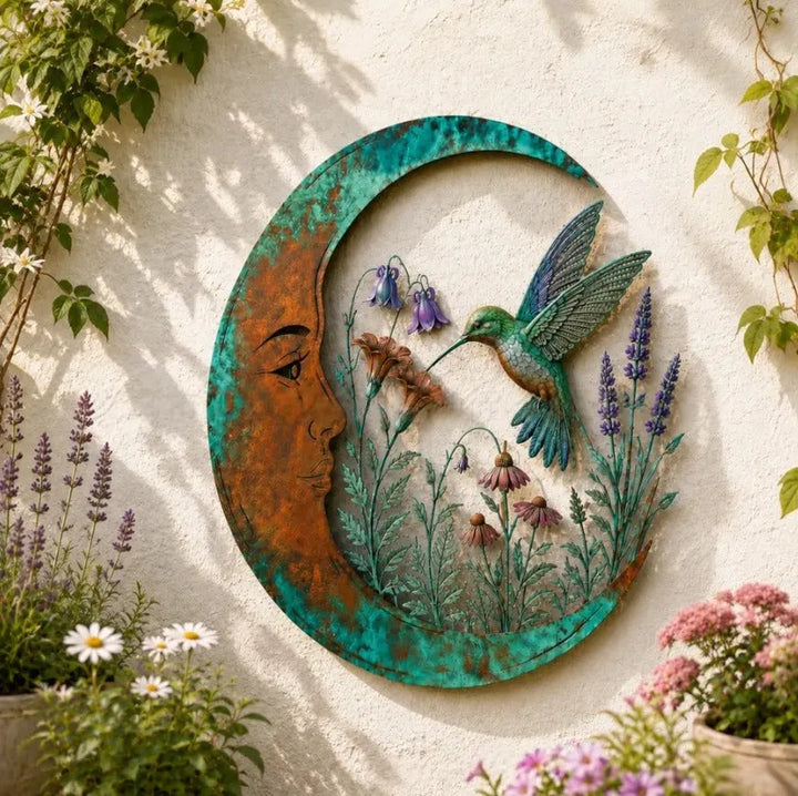 Alisette - himmlische Wandskulptur für den Garten