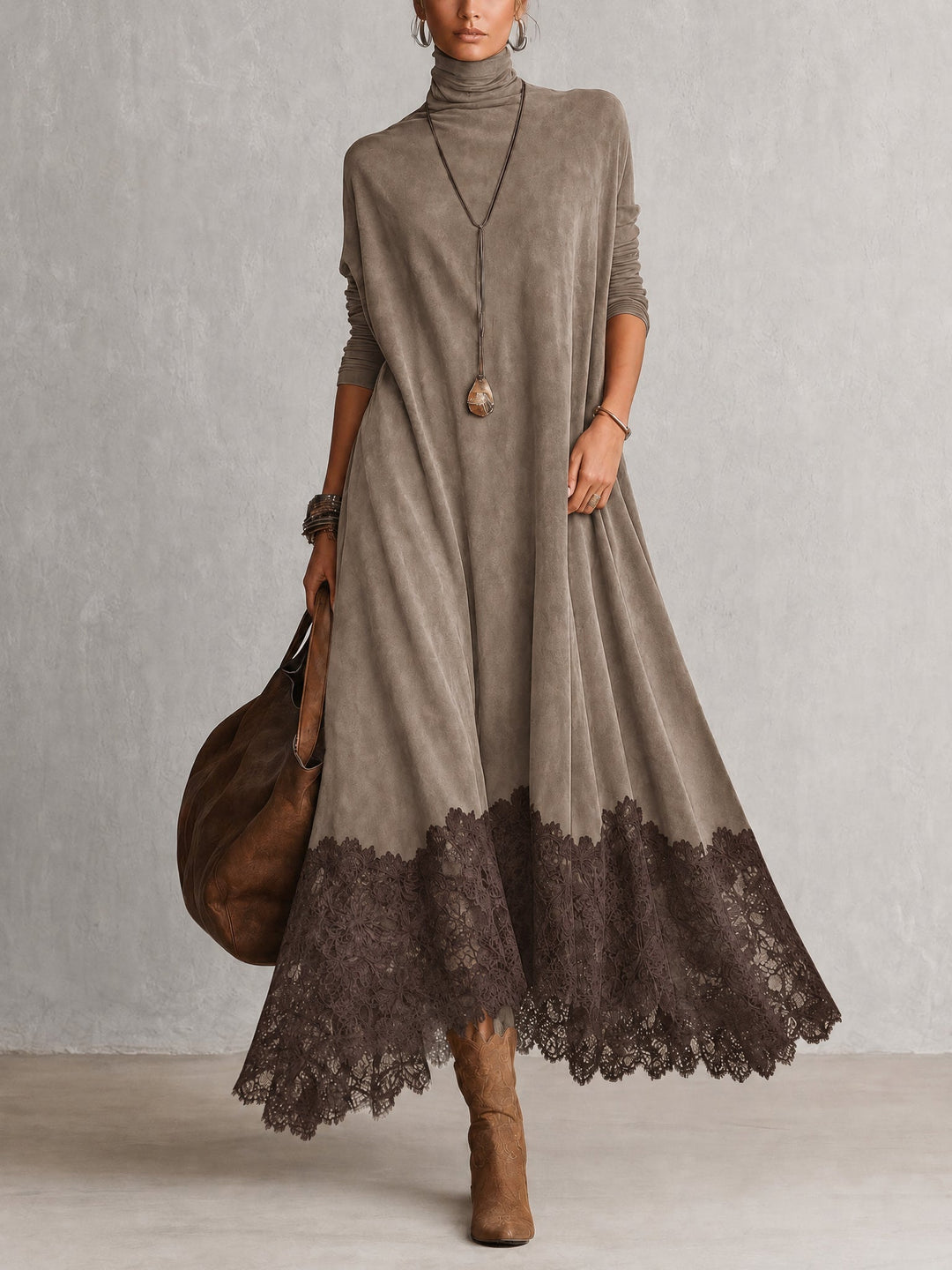 Lavina - Weiches A-Linien-Maxikleid