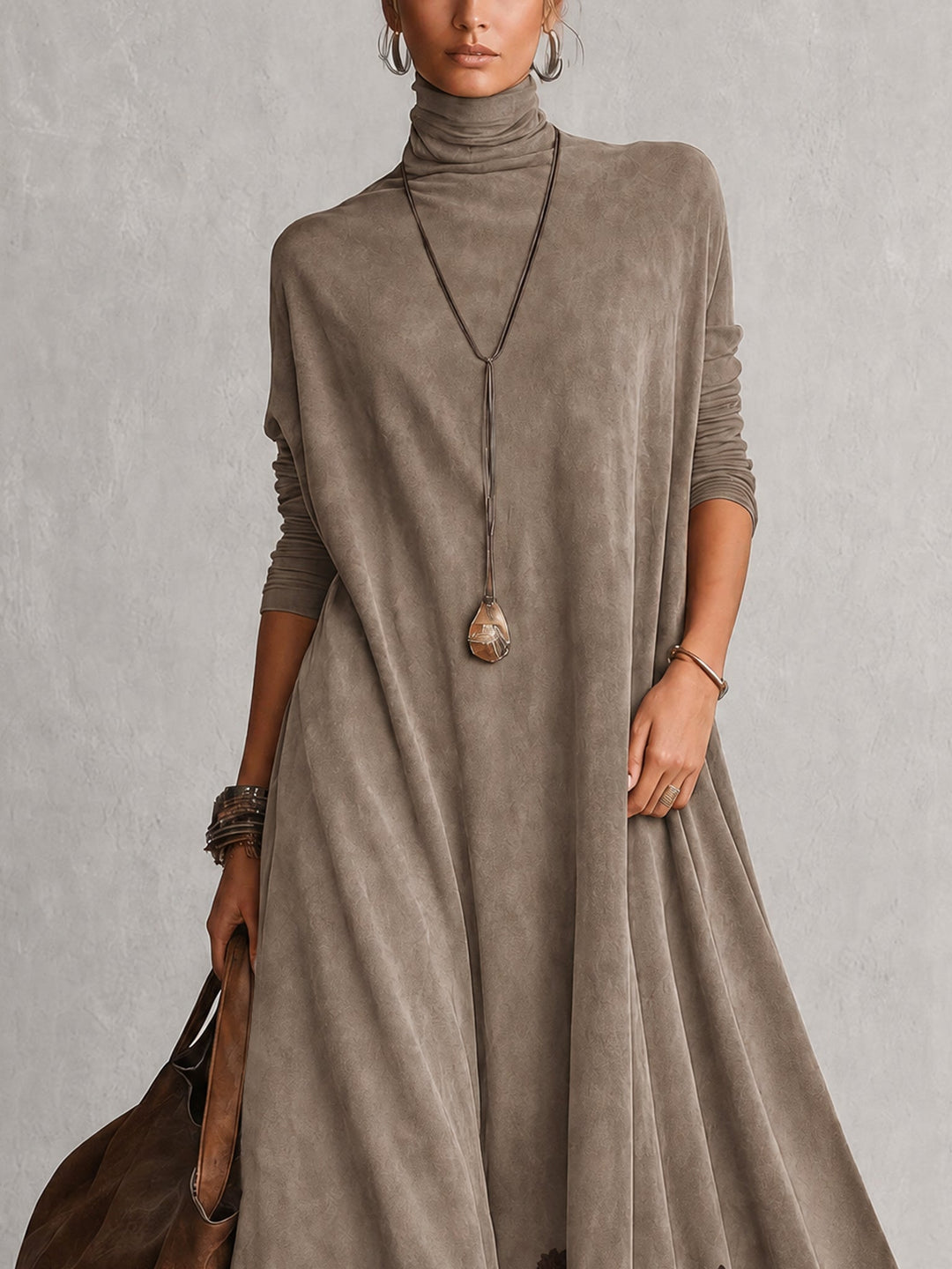 Lavina - Weiches A-Linien-Maxikleid