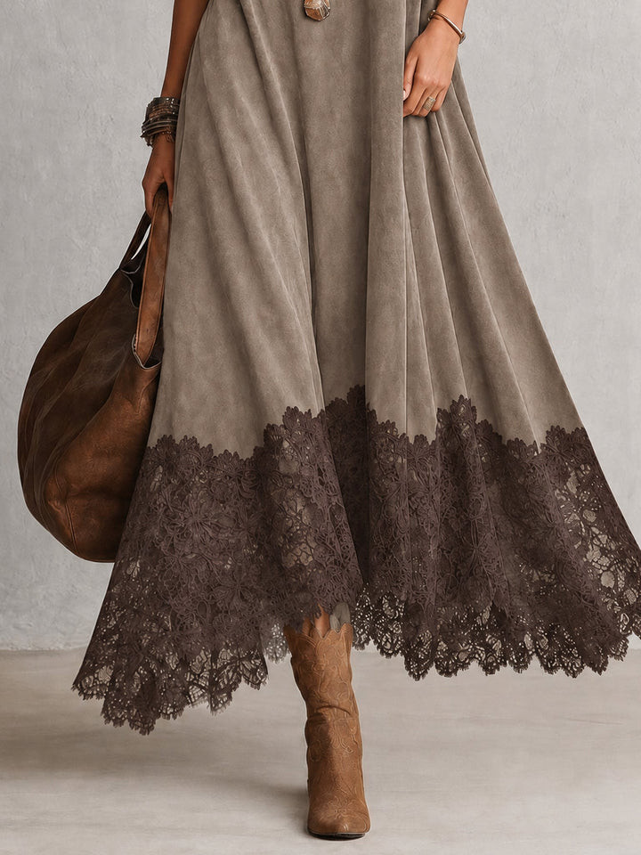 Lavina - Weiches A-Linien-Maxikleid