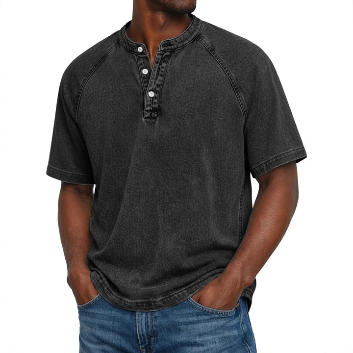 Flynn - Weiches T-Shirt mit Vintage-Waschung