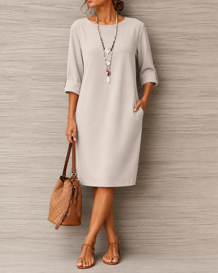Gilda - Soft-Touch-Midikleid