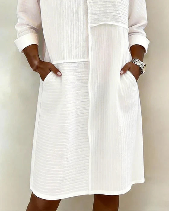 Taryn - Langarm-Shiftkleid mit Softtouch