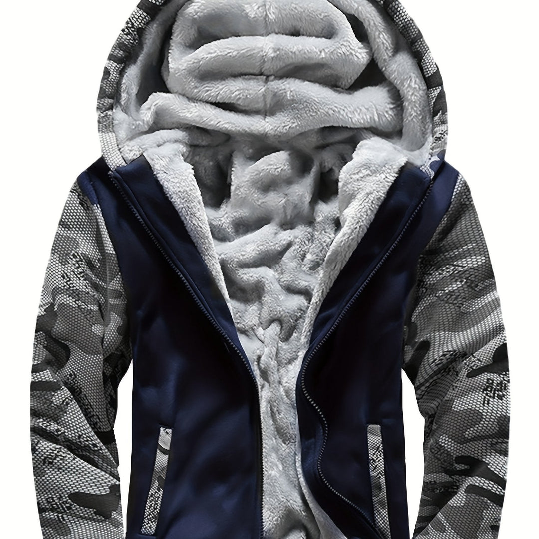 Dax - schwerer Camouflage-Zip-Hoodie