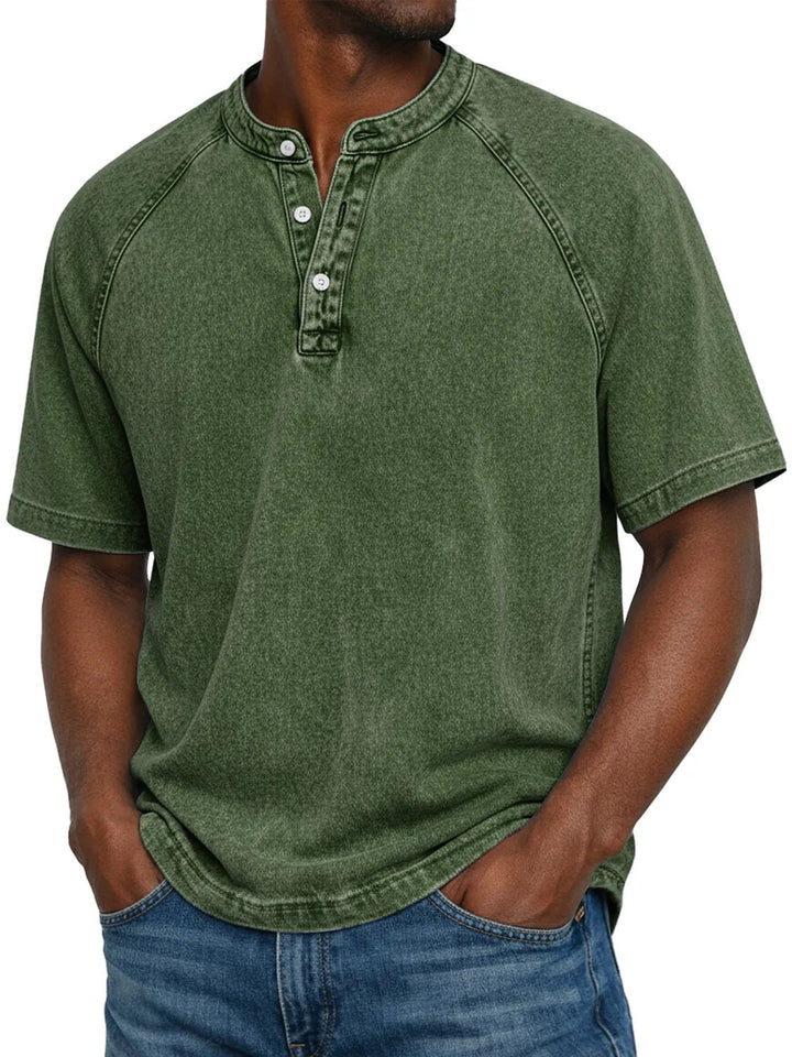 Flynn - Weiches T-Shirt mit Vintage-Waschung