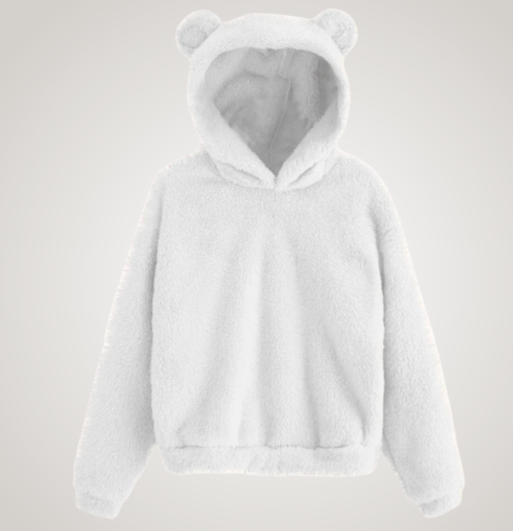 Tialyn - Plüsch-Hoodie mit Bärenohren