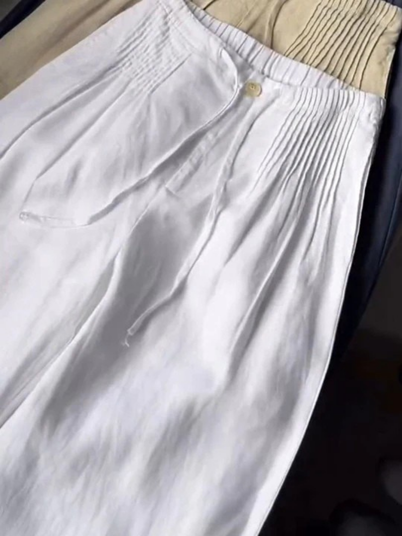 Moriah - Luftige Leinenhose mit weitem Bein