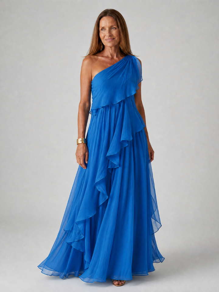 Katriana - Maxikleid mit zarten Rüschen