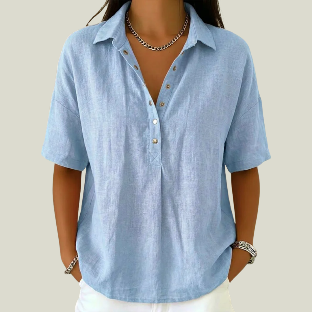 Nina - Bluse mit Soft-Touch-Kragen