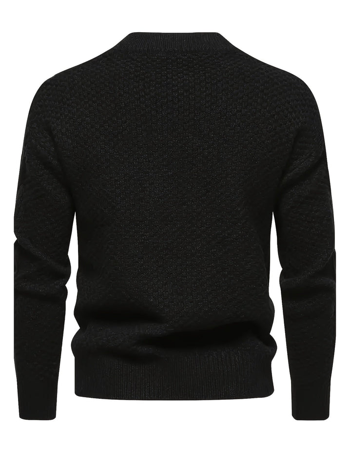 Kael - Strickpullover mit Stehkragen