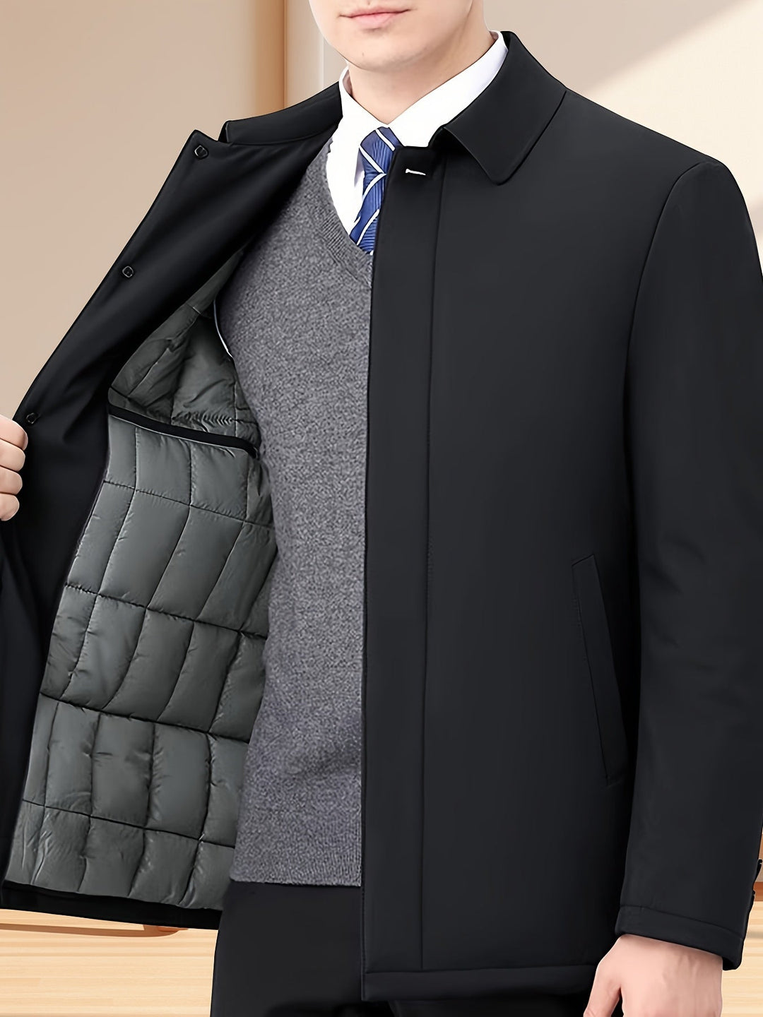 Beldren - strukturierte klassische Jacke