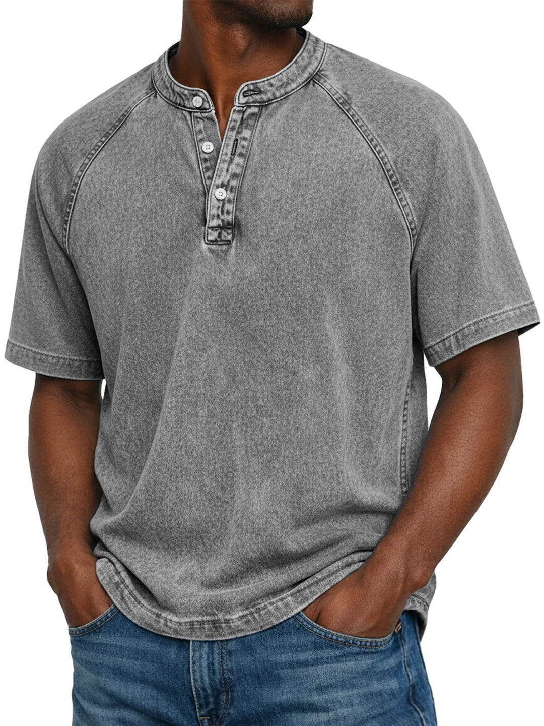 Flynn - Weiches T-Shirt mit Vintage-Waschung
