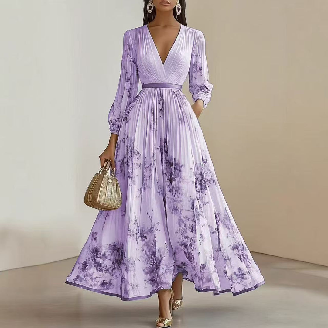 Nadia - geblümtes Midikleid