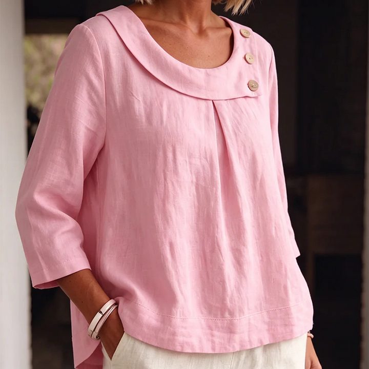 Brionelle - Bluse aus Leinen mit weichem Griff