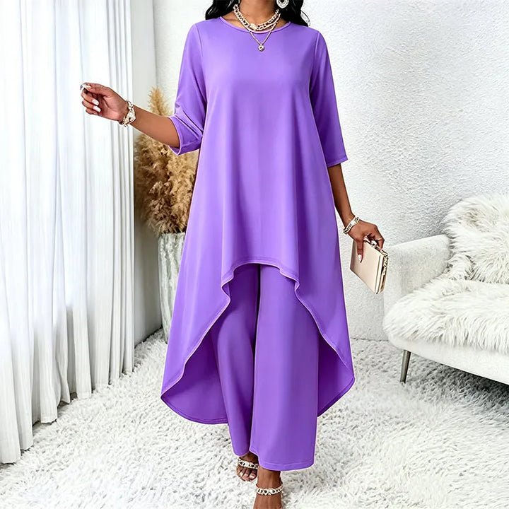 Laurivelle - Soft-Touch Plus-Size-Maxikleid