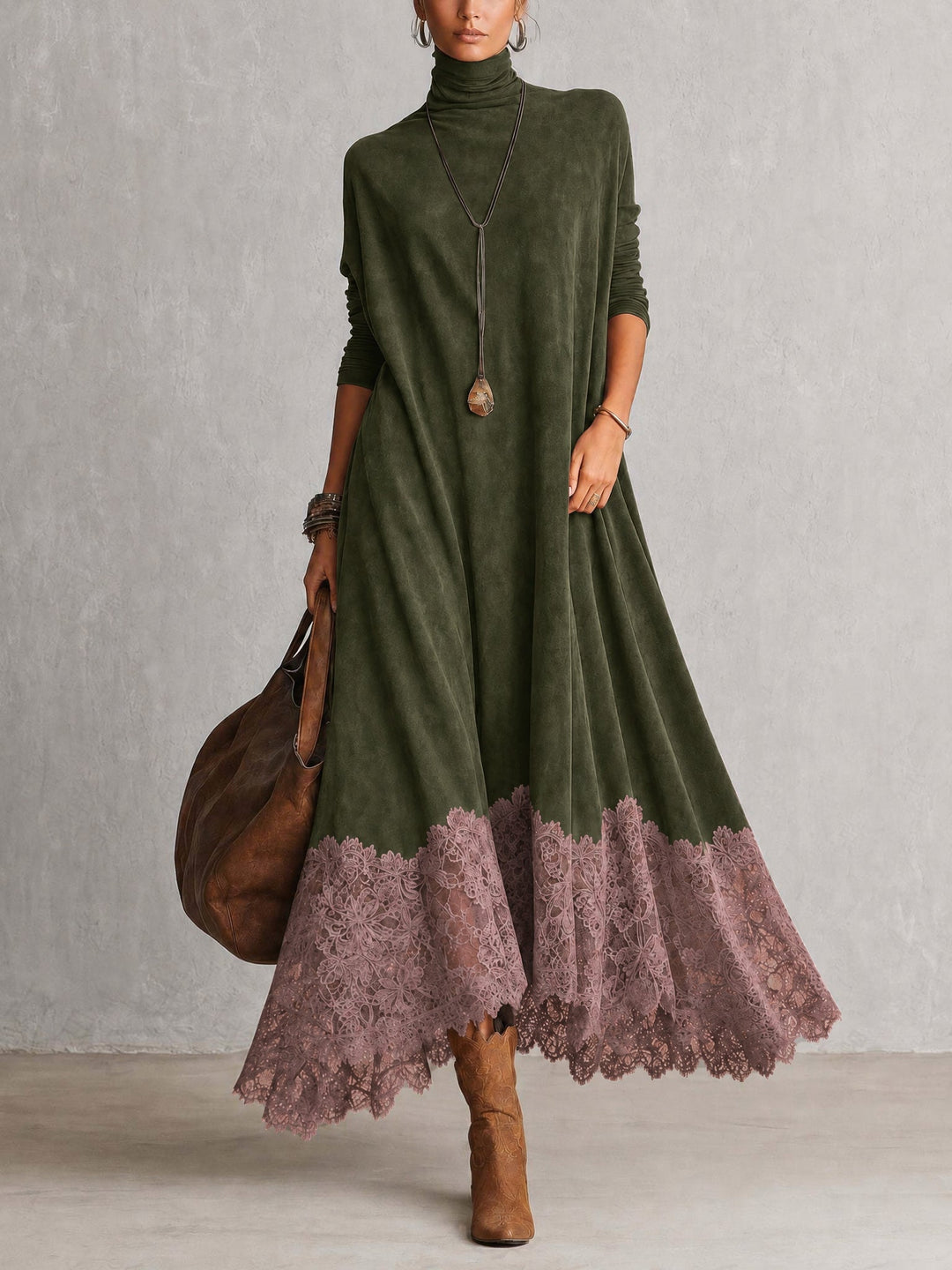 Lavina - Weiches A-Linien-Maxikleid