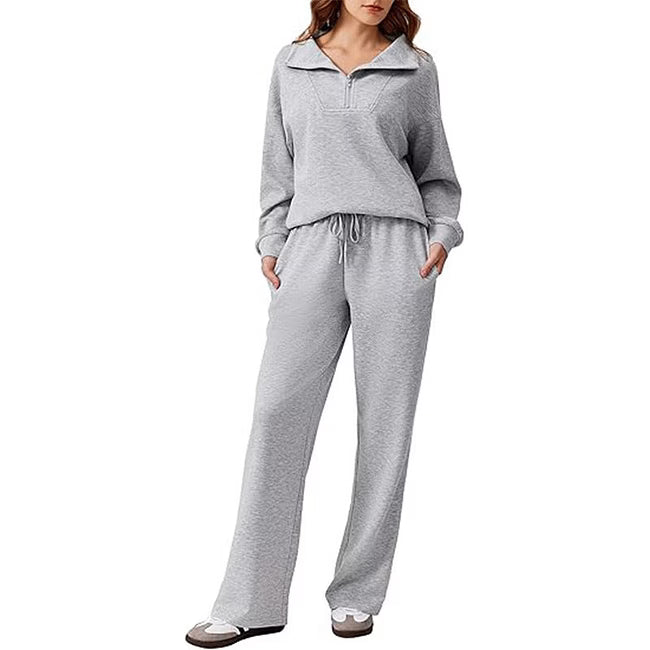Maud - Locker geschnittener Half-Zip-Zweiteiler