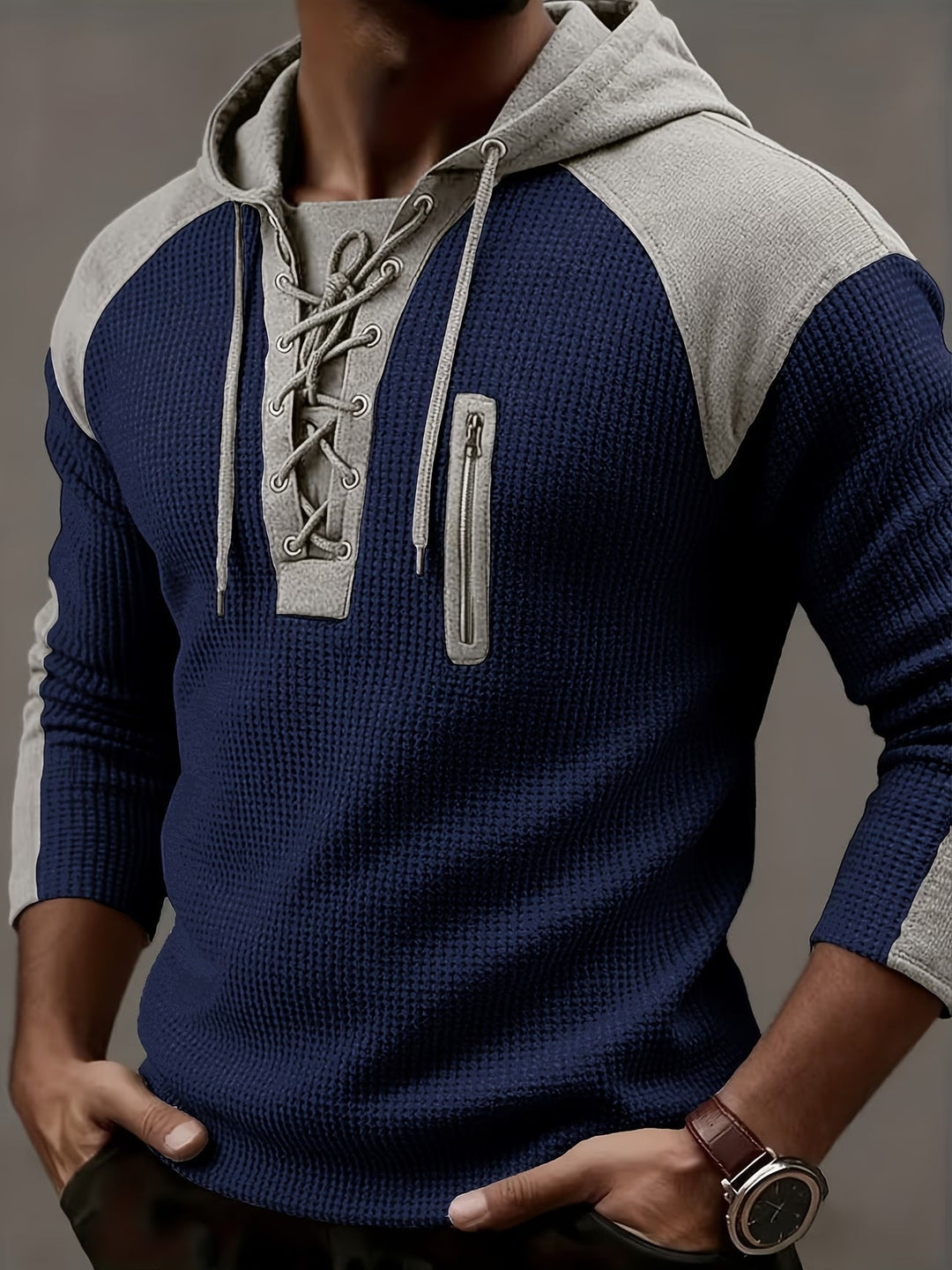 Ashcombe - Kuscheliger gerippter Hoodie