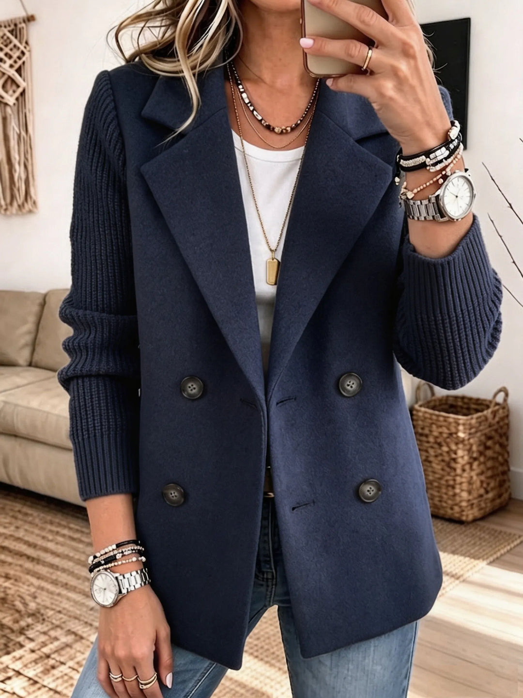 Lottie - Soft-Touch-Mischgewebe-Blazer