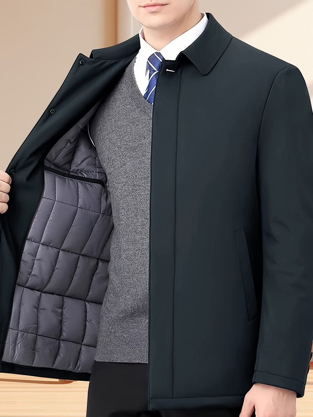 Beldren - strukturierte klassische Jacke