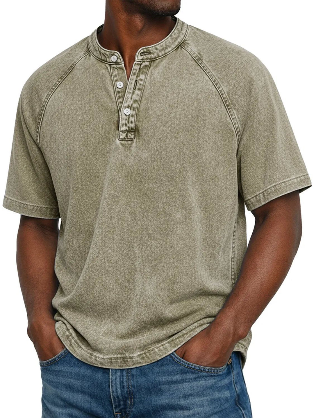 Flynn - Weiches T-Shirt mit Vintage-Waschung