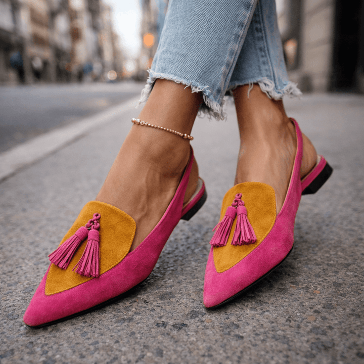 Belvara - Hochwertige Slingback-Ballerinas