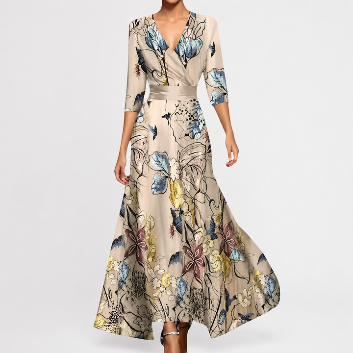 Floriana - Soft-Touch-Maxikleid