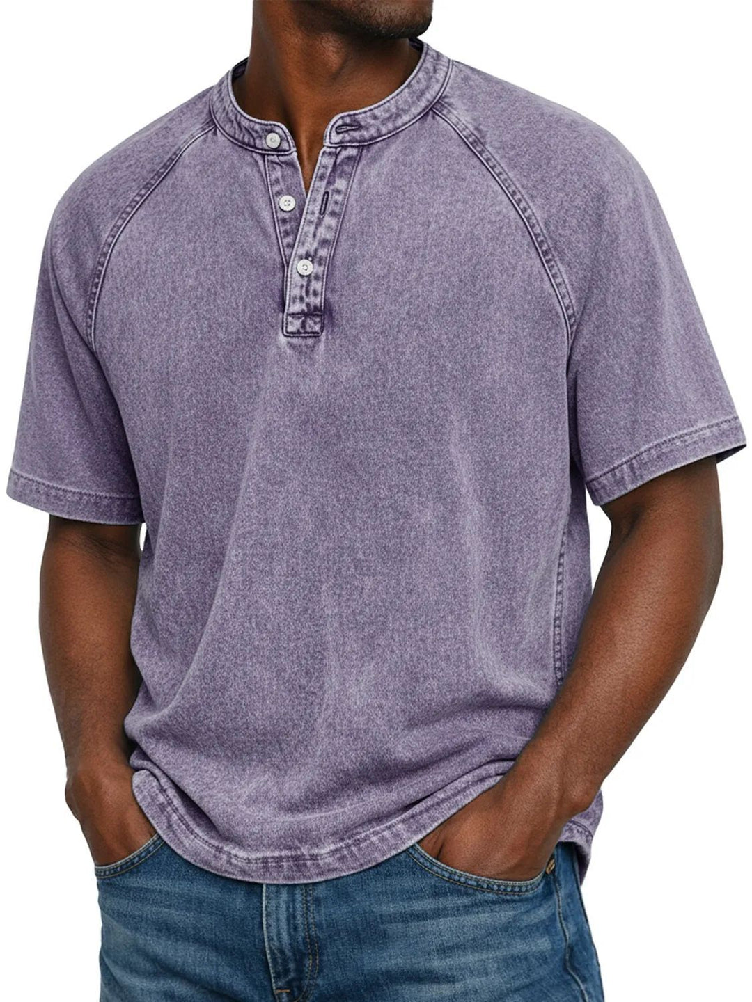 Flynn - Weiches T-Shirt mit Vintage-Waschung