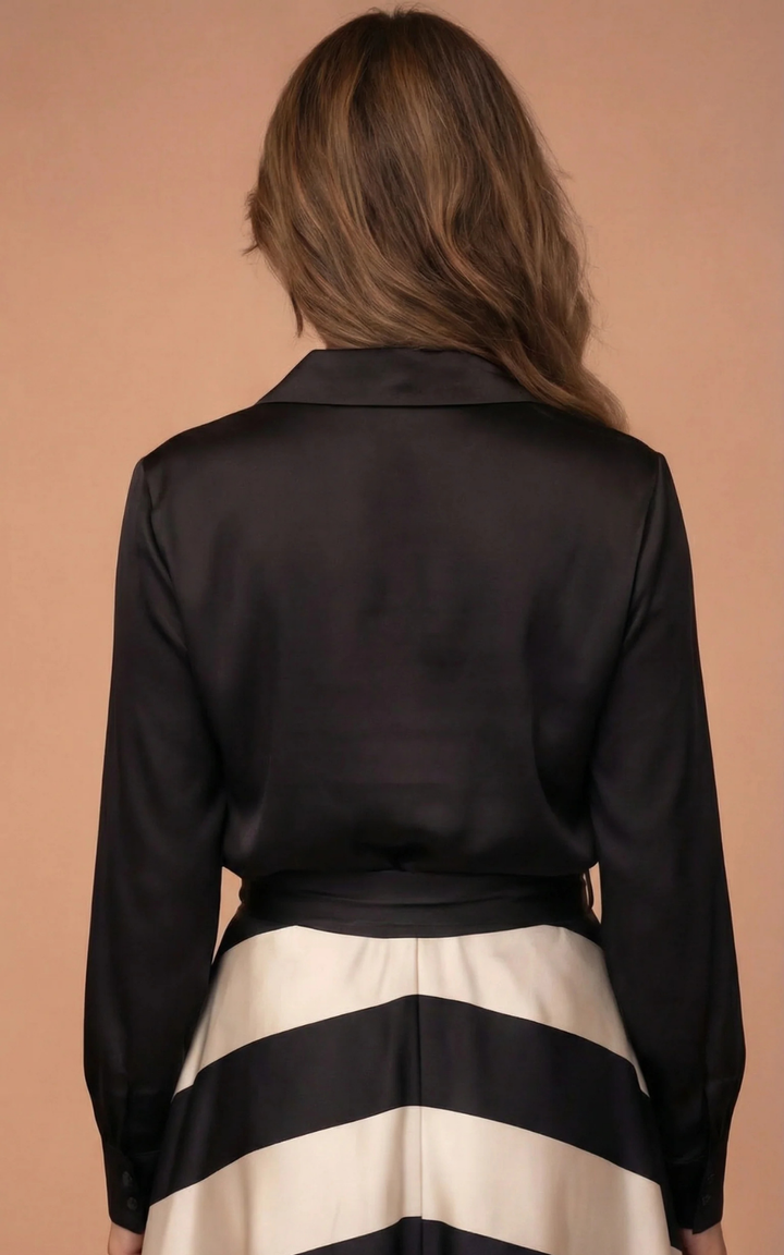 Zivara - gestreiftes Maxikleid mit weicher Haptik