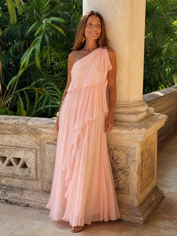 Katriana - Maxikleid mit zarten Rüschen