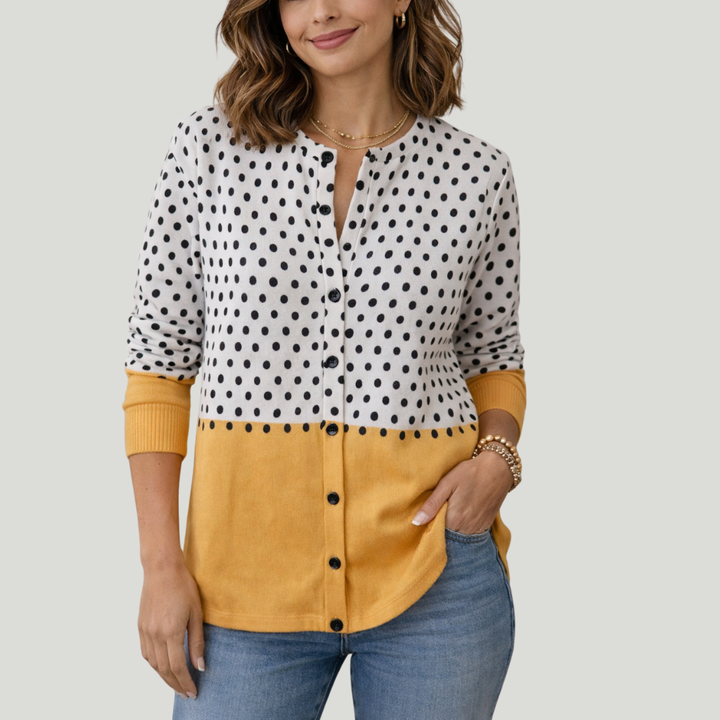 Clara - Offener Soft-Touch-Cardigan