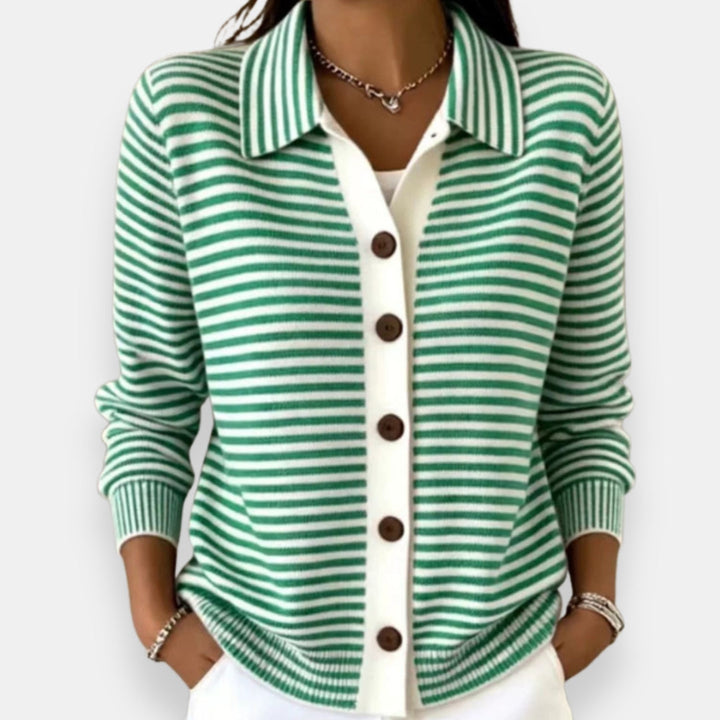 Briana - weicher, gestreifter Cardigan