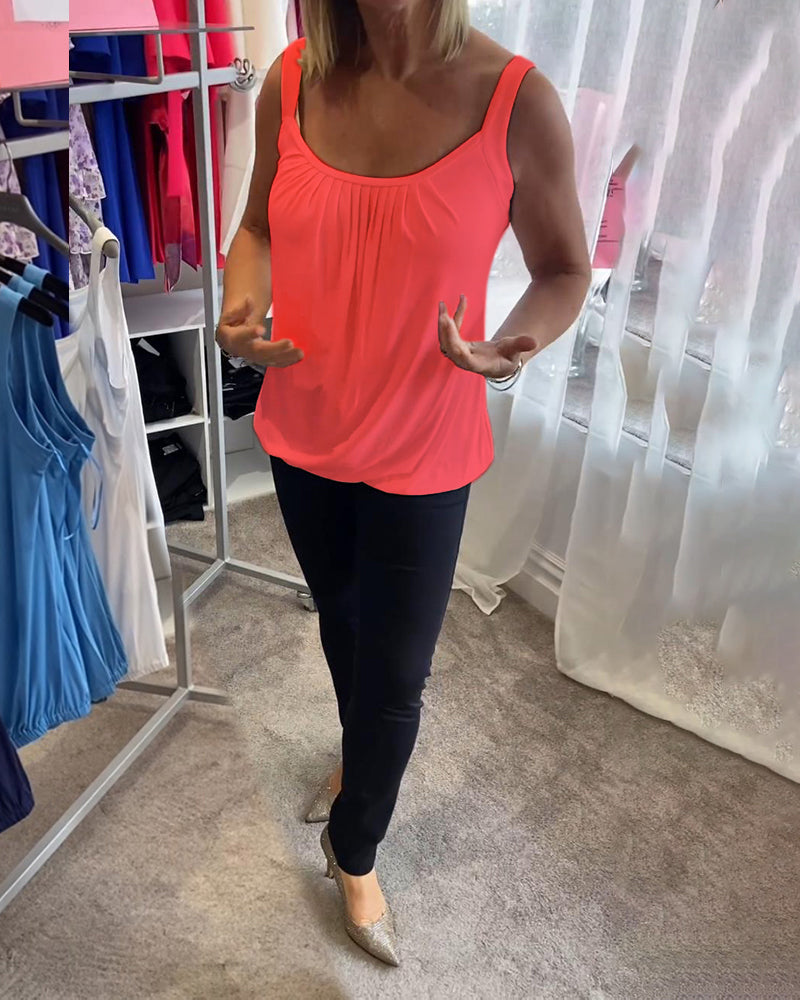 Corina - Softtouch-Tanktop mit U-Ausschnitt