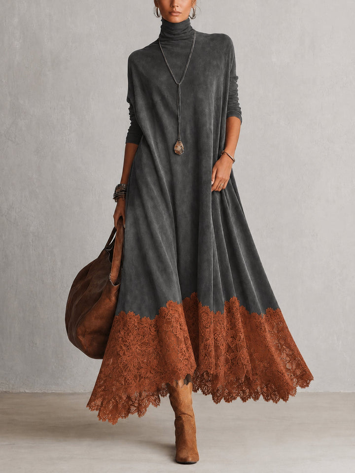 Lavina - Weiches A-Linien-Maxikleid