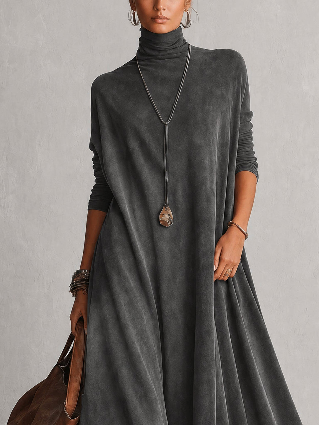 Lavina - Weiches A-Linien-Maxikleid