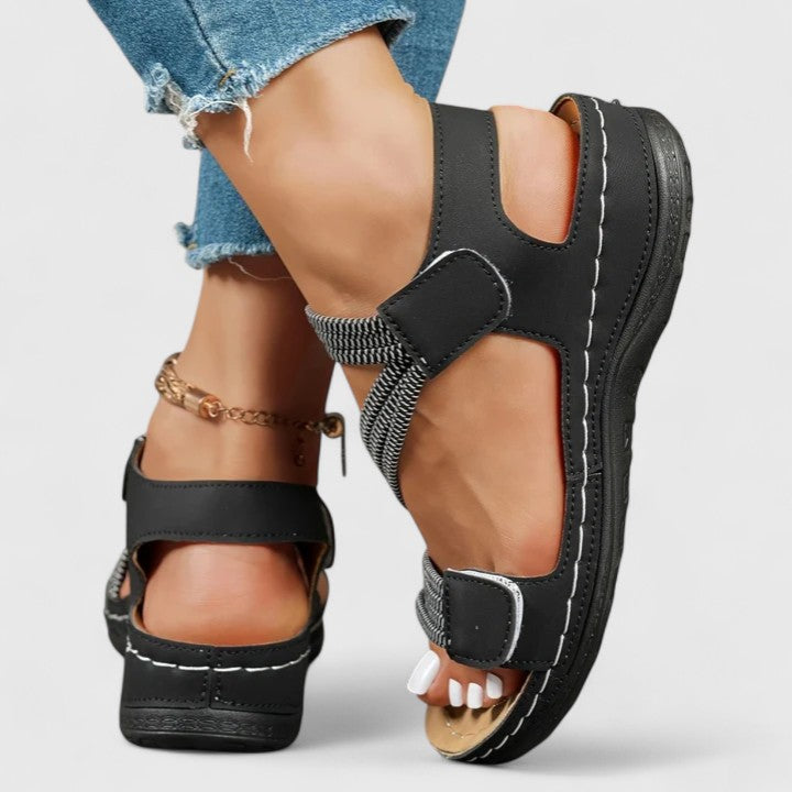 Francine - gepolsterte orthopädische Sandalen