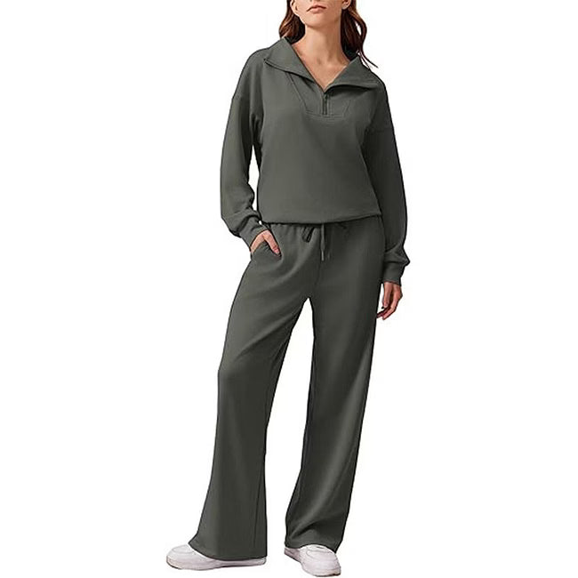Maud - Locker geschnittener Half-Zip-Zweiteiler
