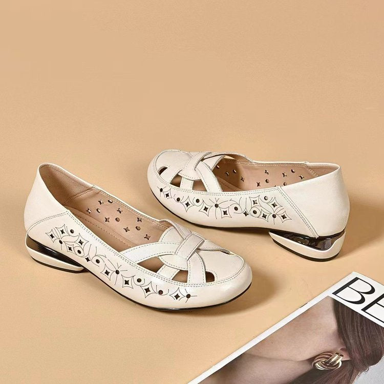 Noemi - Komfortable Cut-out-Ballerinas