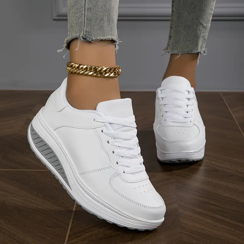 Qira - Plateau-Schnürschuhe