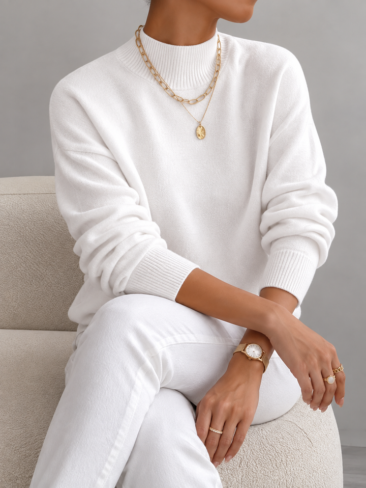 Jinty - Soft-Touch-Strickpullover im Relaxed-Fit