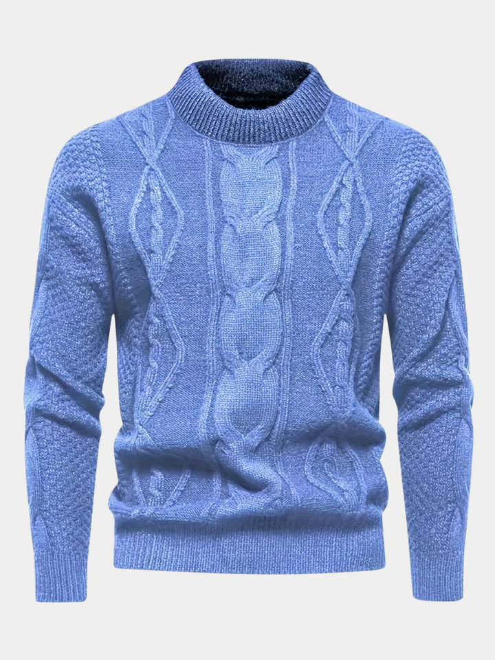 Kael - Strickpullover mit Stehkragen